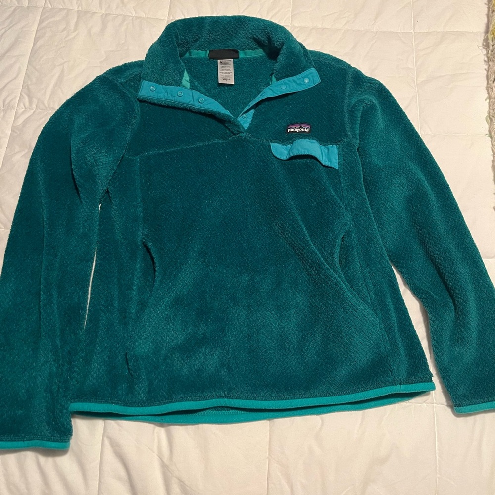 Patagonia Fleece Pullover Teal S